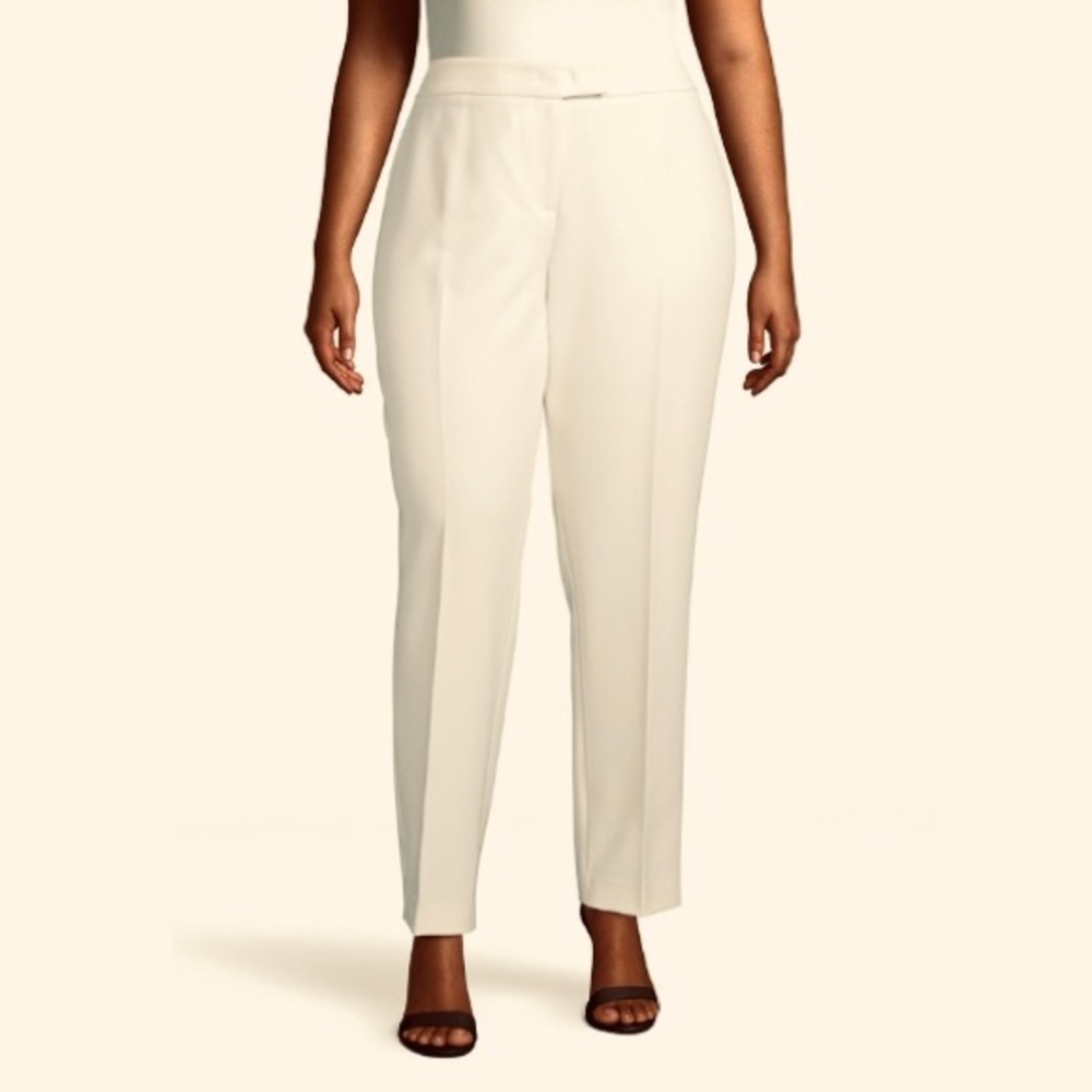 Lafayette 148 VTG New York Cotton Spandex Trouser pants capsule old money Sz 10